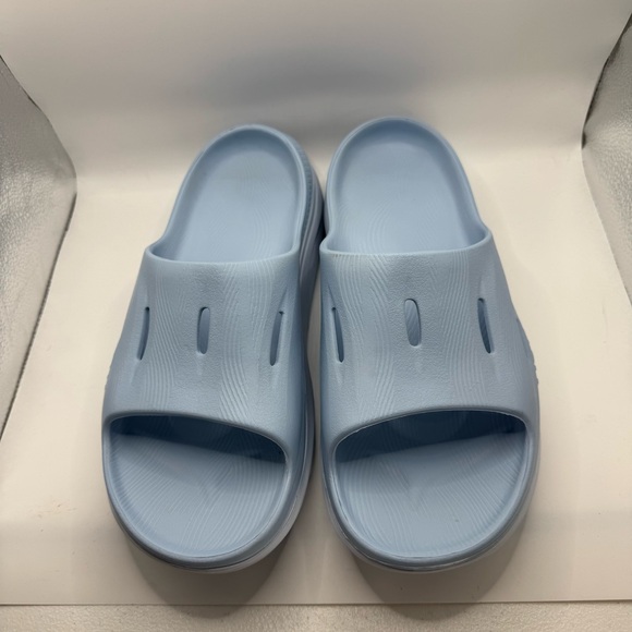 Hoka One Ora Recovery Slide 3 Ice Water Airy Blue Men Size 11 Women 13 Sandals - Picture 2 of 13
